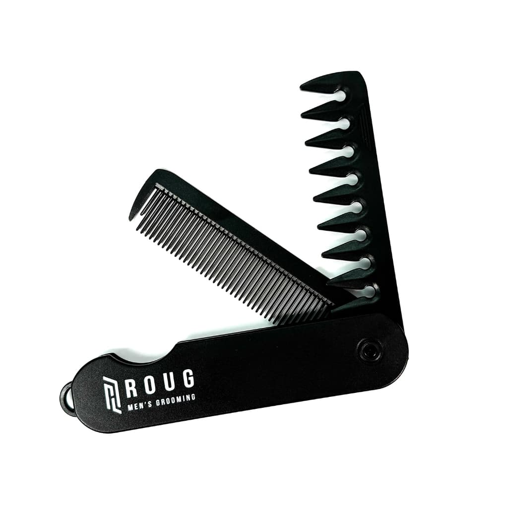Lược gấp gọn ROUG MENS GROOMING 2 đầu cao cấp