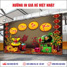 Phông Tết 2027 in Theo yêu cầu_Kích thước/Tên_Nội dung tùy ý_In Lấy ngay 5