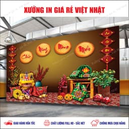 Phông Tết 2027 in Theo yêu cầu_Kích thước/Tên_Nội dung tùy ý_In Lấy ngay 2