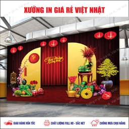 Phông Tết 2027 in Theo yêu cầu_Kích thước/Tên_Nội dung tùy ý_In Lấy ngay 8