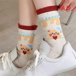 Tất cao cổ cotton hàng loại đẹp M8 niceone 3