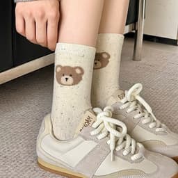 Tất cao cổ cotton hàng loại đẹp M9 Cherry 5