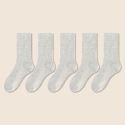 [COMBO 6] Tất Vớ Nam Nữ Cổ Cao SOCKSWORLD Màu BaSic Êm Ái Dày Dặn Thoáng Khí Mịn Mát Bền Màu VSF4001 4