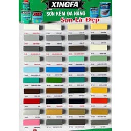 sơn sắt mạ kẽm hãng Xingfa 1 thành phần lon 900g 4