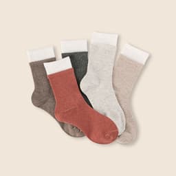 [COMBO 6] Tất Vớ Nam Nữ Cổ Cao SOCKSWORLD Màu BaSic Êm Ái Dày Dặn Thoáng Khí Mịn Mát Bền Màu VSF4001 7