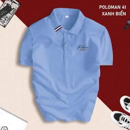Áo Thun Polo Nam Basic POLOMAN 41 cổ bẻ Chất CVC vải cá sấu sang trọng lịch lãm, thoáng mát 7