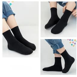 Set 10 Đôi Tất Len Cao Cổ Trẻ Em Cotton Giữ Ấm Cho Bé Trai Bé Gái 1–12 Tuổi te132 4