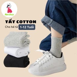 Set 10 Đôi Tất Len Cao Cổ Trẻ Em Cotton Giữ Ấm Cho Bé Trai Bé Gái 1–12 Tuổi te132 1