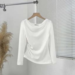 Áo giữ nhiệt nữ thiết kế phối nhún sườn chất liệu co giãn 4 chiều mềm mịn, giữ ấm cơ thể tốt Evalover M267 5