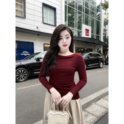 Áo giữ nhiệt nữ thiết kế phối nhún sườn chất liệu co giãn 4 chiều mềm mịn, giữ ấm cơ thể tốt Evalover M267 1