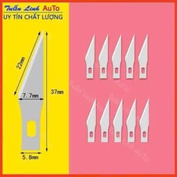 Lưỡi dao khắc số 11 (hộp 100 lưỡi) lưỡi nhọn sắc bén dùng điêu khắc thủ công 2