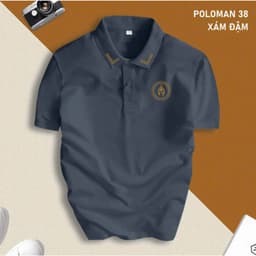 [POLOMAN 38] BST Áo Polo Nam Form Slimfit, Vải Thun Co Giãn 4C Thoáng Mát, Không Xù Lông, Thanh Lịch 8