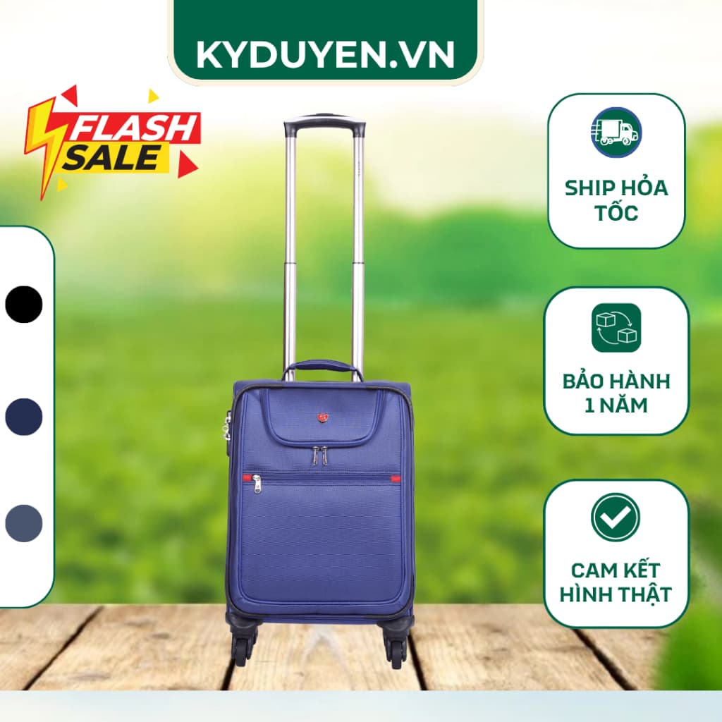 Vali vải du lịch cao cấp SAKOS CHAMPION 5 Chất liệu cao cấp chống thấm trượt nước, Trọng lượng siêu nhẹ, Khóa số TSA.
