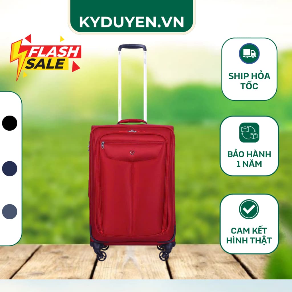 Vali Kéo Vải Sakos Winner 7 size Đại size to Thể tích chứa đồ 105 lít.