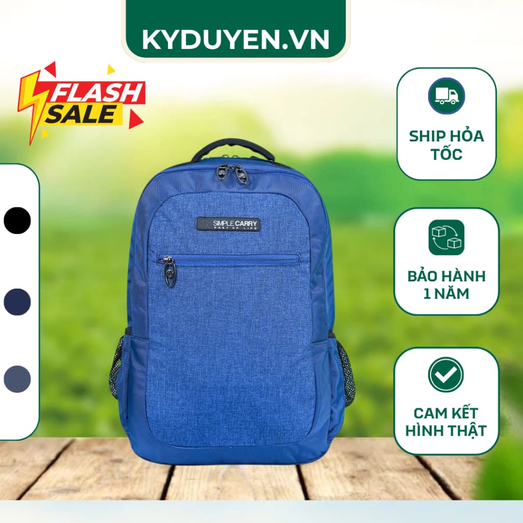 Balo Laptop Chính Hãng SIMPLE CARRY B2B17 Siêu Nhẹ Bảo Hành 10 năm - Kỳ Duyên