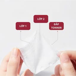 Bông Tẩy Trang HATSU Nhật Dày 3 Lớp Mềm Mịn, Bông Tẩy Trang Quốc Dân 222 Miếng Mẫu Mới  3