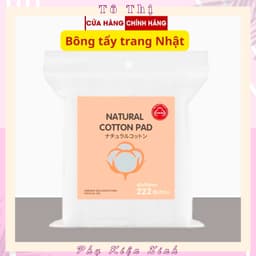 Bông Tẩy Trang HATSU Nhật Dày 3 Lớp Mềm Mịn, Bông Tẩy Trang Quốc Dân 222 Miếng Mẫu Mới  7