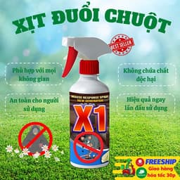 Xịt Đuổi Chuột Thảo Mộc X1 - CARE 500ml – An Toàn, Đuổi Chuột Hiệu Quả Không Độc Hại 4