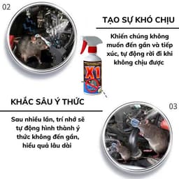 Xịt Đuổi Chuột Thảo Mộc X1 - CARE 500ml – An Toàn, Đuổi Chuột Hiệu Quả Không Độc Hại 2