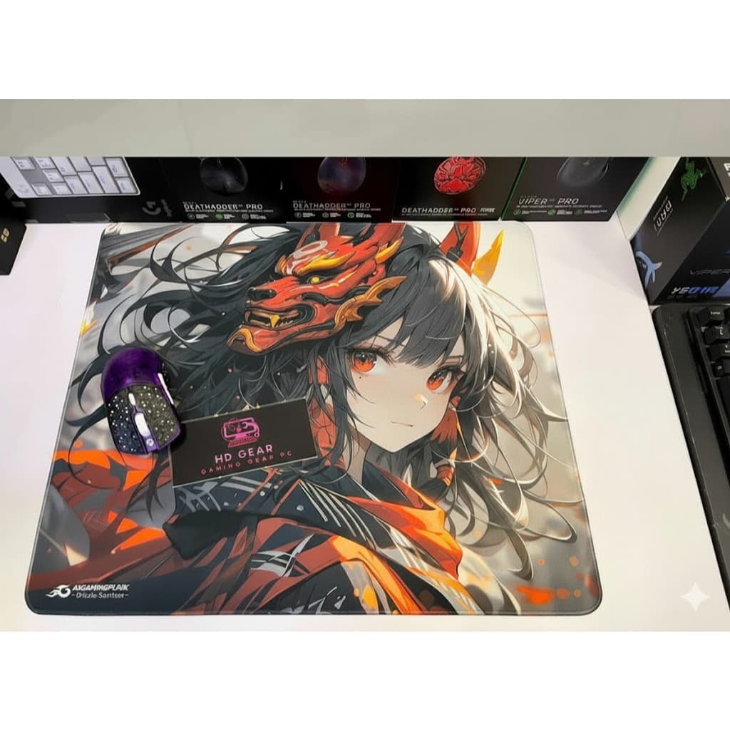 (HD Gear Store) Bàn di chuột/ pad chuột Axgaming punk Drizzle Series Mousepad hình anime chất đẹp đế poron siêu bám bàn