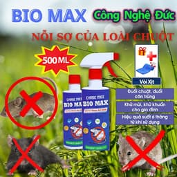 Xịt Đuổi Chuột Thảo Mộc Bio MAX 500 ML  –  An Toàn, Đuổi Chuột Hiệu Quả Không Độc Hại 8