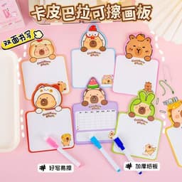 (Tặng Kèm Dán Sticker)Vỉ 20 Chiếc Bảng Viết Vẽ Tự Xóa Thông Minh Có Kèm Bút 3