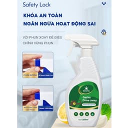 Xịt Đuổi Thằn Lằn ,Thạch Sùng Hiệu Quả GECKO DRIVE 500ml – Hương Thơm Tự Nhiên An Toàn, Không Độc Hại 4