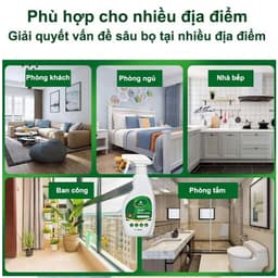 Xịt Đuổi Thằn Lằn ,Thạch Sùng Hiệu Quả GECKO DRIVE 500ml – Hương Thơm Tự Nhiên An Toàn, Không Độc Hại 3