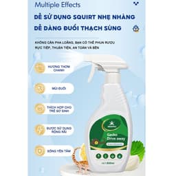 Xịt Đuổi Thằn Lằn ,Thạch Sùng Hiệu Quả GECKO DRIVE 500ml – Hương Thơm Tự Nhiên An Toàn, Không Độc Hại 6