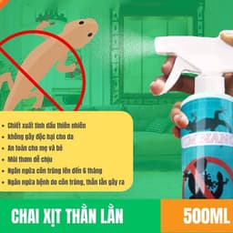 Xịt Đuổi Thằn Lằn ,Thạch Sùng Hiệu Quả Vim Nano 500ml – Hương Thơm Tự Nhiên An Toàn, Không Độc Hại 3
