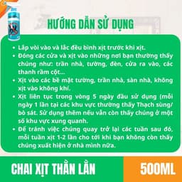 Xịt Đuổi Thằn Lằn ,Thạch Sùng Hiệu Quả Vim Nano 500ml – Hương Thơm Tự Nhiên An Toàn, Không Độc Hại 6