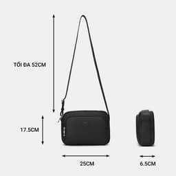 Túi xách nam LECOS LTH11 vải oxford cao cấp đeo chéo đeo vai đựng điện thoại ipad mini 4