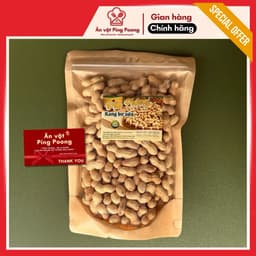 [380G] Đậu phộng/Lạc rang bơ sữa, Hạt trò chuyện Tết, ĐẬU PHỘNG LẠC NGUYÊN VỎ RANG ĂN LIỀN, SNACK HẠT 3