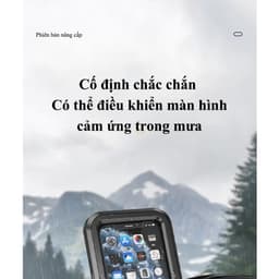 Giá đỡ điện thoại gắn xe máy, gắn xe đạp chống nước chống rung an toàn chắc chắn tiện lợi tk1511 8