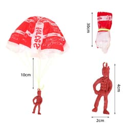 Vỉ 20 Chiếc Đồ Chơi Lính Nhảy Dù Bay Thú Vị 5