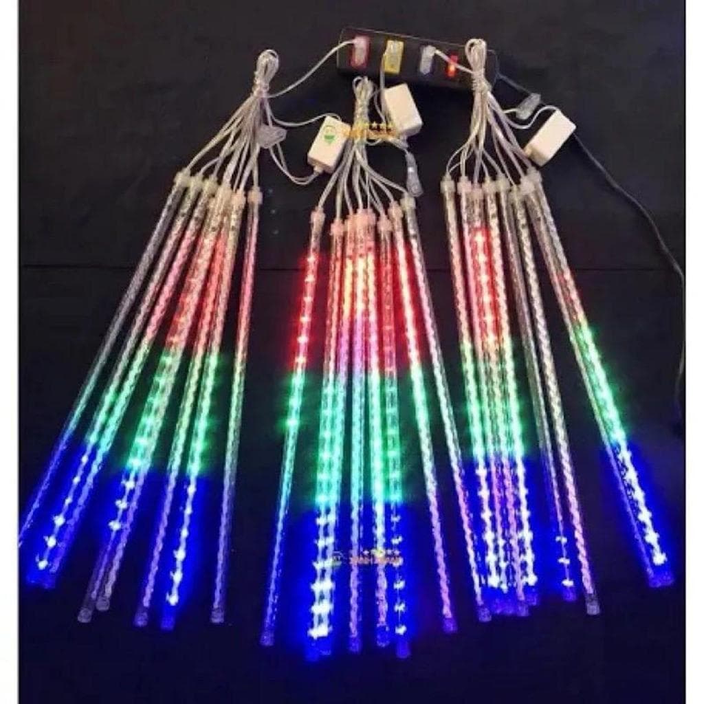 Đèn Nháy Led Sao Băng 8 Ống 2 Chiều Trang Trí Ngoài Trời Dài 2m Nhiều Màu Siêu Bền Cho Sân Vườn Quán Cafe Karaoke