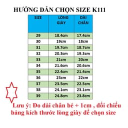 Giày Thể Thao Xuất Âu Cho Bé Trai Bé Gái – Êm Chân, Siêu Nhẹ, Khóa Vặn Thông Minh, Chống Trơn Trượt.K111 9