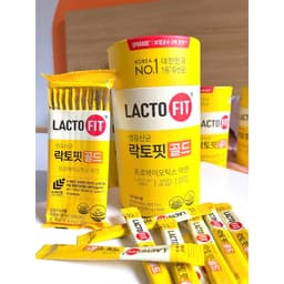 Men Vi Sinh LACTO-FIT GOLD Hàn Quốc, Hộp 50 Gói x 2gr 1