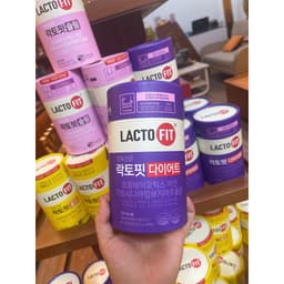 Men Vi Sinh Lacto-Fit Tím Hàn Quốc, Hộp 60 Gói, Giúp Eo Thon Dáng Gọn 6