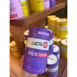Men Vi Sinh Lacto-Fit Tím Hàn Quốc, Hộp 60 Gói, Giúp Eo Thon Dáng Gọn 1