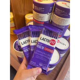 Men Vi Sinh Lacto-Fit Tím Hàn Quốc, Hộp 60 Gói, Giúp Eo Thon Dáng Gọn 2
