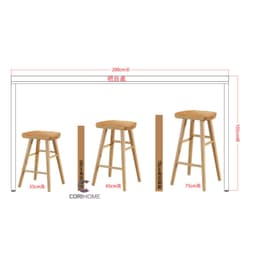 Ghế Bar Mặt Lõm CoriHome,Ghế Bàn Đảo, Ghế quầy bar Làm Theo Yêu Cầu 2