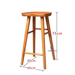 Ghế Bar Mặt Lõm CoriHome,Ghế Bàn Đảo, Ghế quầy bar Làm Theo Yêu Cầu 3