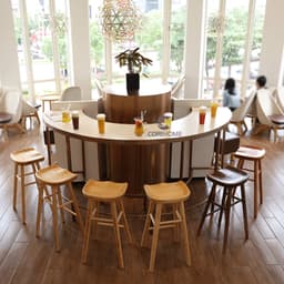 Ghế Bar Mặt Lõm CoriHome,Ghế Bàn Đảo, Ghế quầy bar Làm Theo Yêu Cầu 5