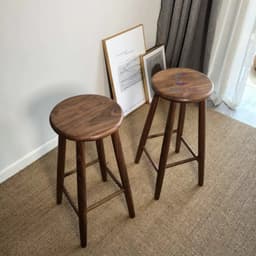 Ghế bar Round CORIHOME Quầy Bar Gỗ Mặt Tròn 1