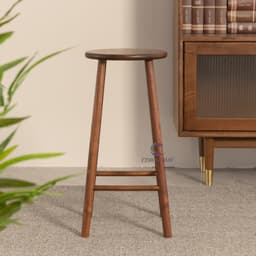 Ghế bar Round CORIHOME Quầy Bar Gỗ Mặt Tròn 2