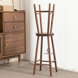 Ghế bar Round CORIHOME Quầy Bar Gỗ Mặt Tròn 7