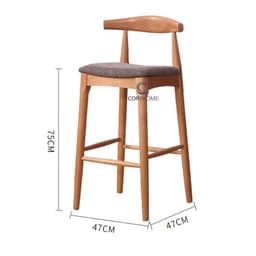 Ghế bar Bull,Ghế Bar Đầu Bò CORIHOME Làm Từ Gỗ Tần Bì Tự Nhiên Sơn Và Bọc Đệm Theo Yêu Cầu 3