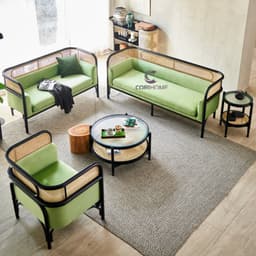 Ghế Sofa Quây Mây,Ghế Phòng Chờ, Sofa Targa CORIHOME – Thiết Kế GamFratesi, 2026 6