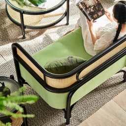 Ghế Sofa Quây Mây,Ghế Phòng Chờ, Sofa Targa CORIHOME – Thiết Kế GamFratesi, 2026 7